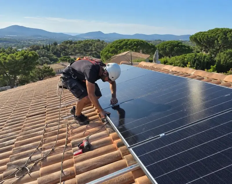 Installateur panneaux solaires Carbon-Blanc — pose photovoltaïque sur toiture